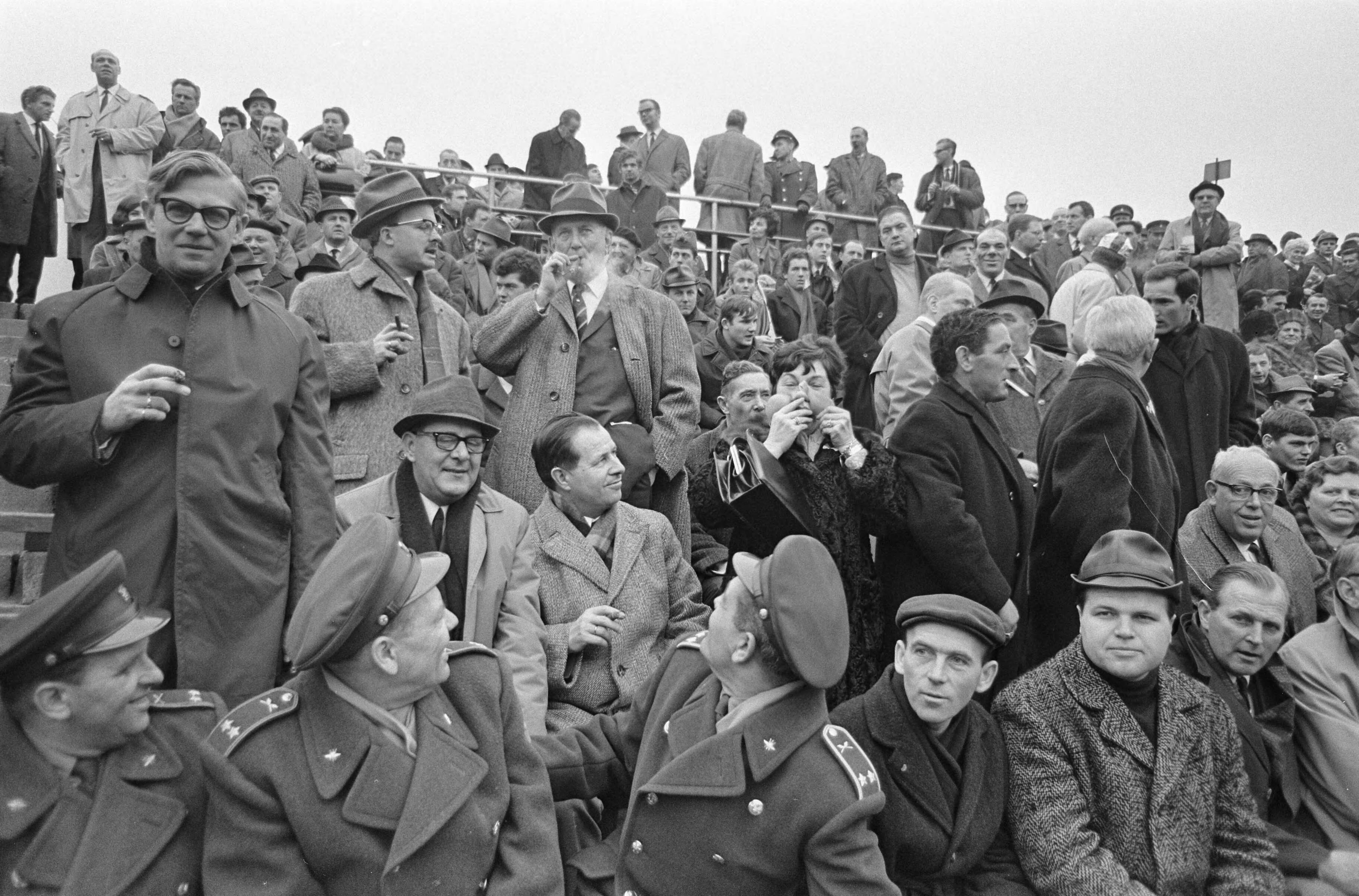 Supporters gathered on the terraces in 1967