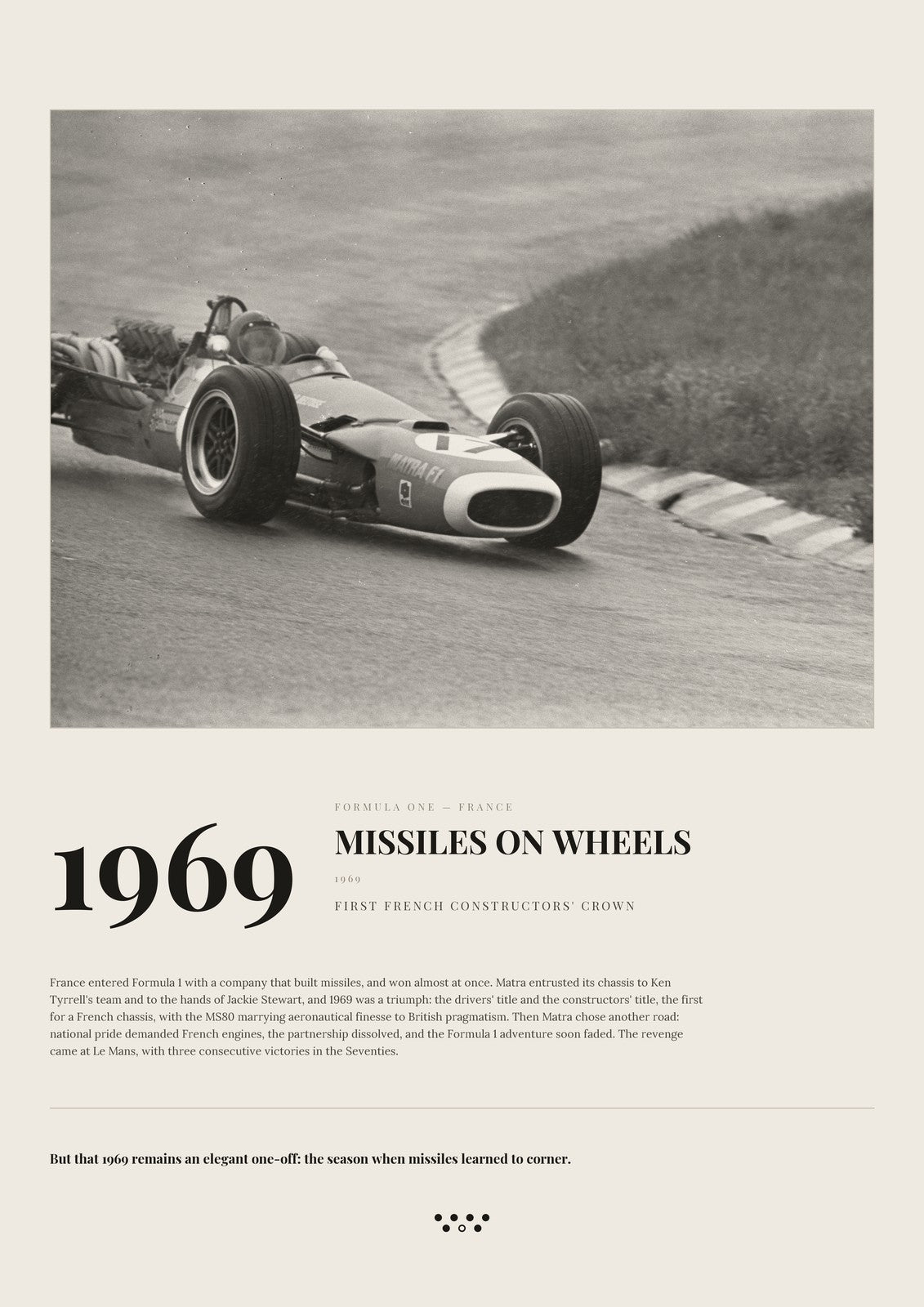 Missiles on Wheels Lost Teams print